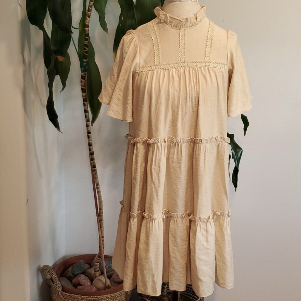 Peach Puff midi dress never worn